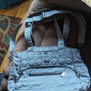 Lug Gray Quilted Bag